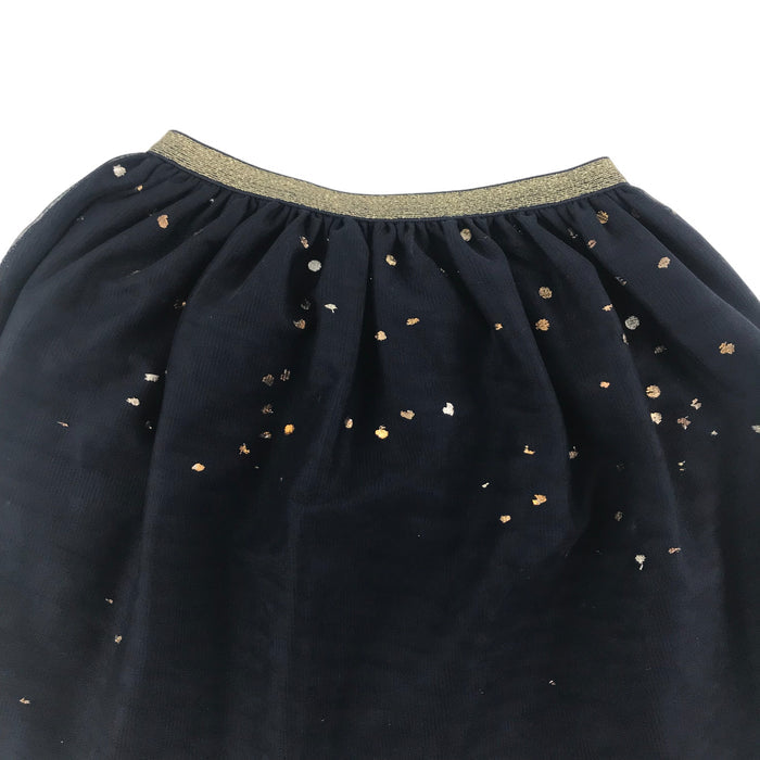 H&M 7-8 years navy blue sparkly skirt