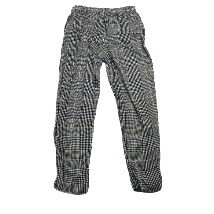 H&M 9-10 years black checked summer trousers
