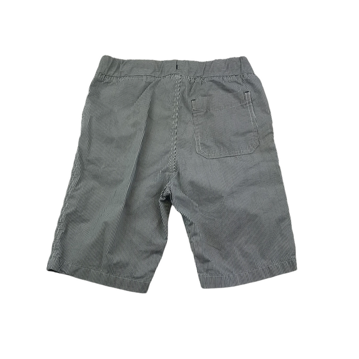 H&M 9 years navy blue and white striped shorts