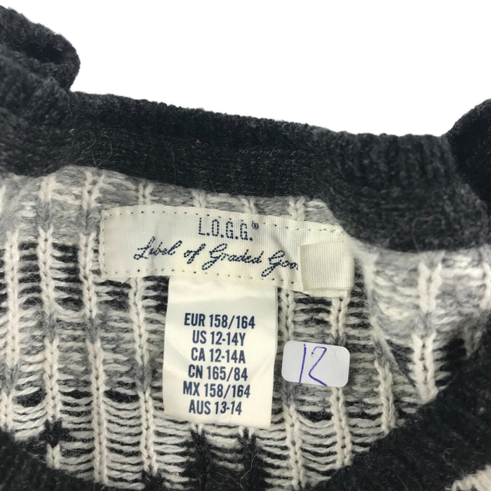 H&M12-14 years grey knit jumper