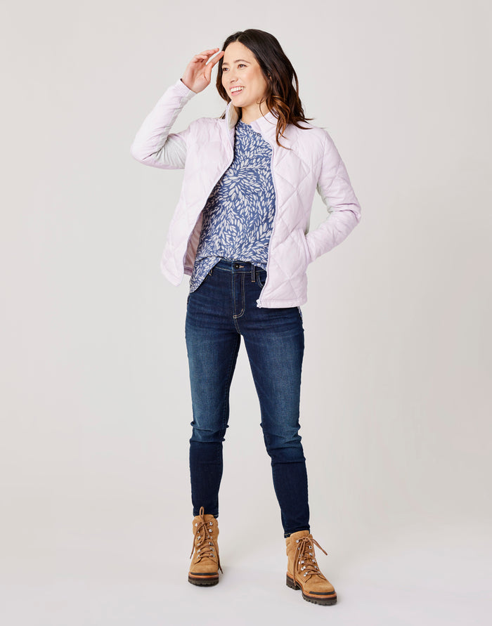 Horizon Down Jacket: Lavender - FINAL SALE