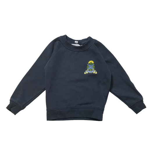 *Hyndland Primary Navy Crewneck Sweatshirt