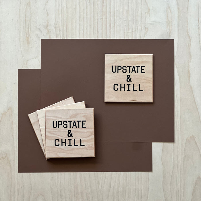 Set of 4 Wooden Coasters