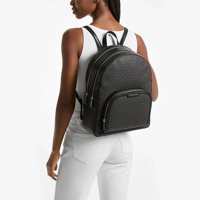MICHAEL KORS Jaycee Medium Logo Backpack - BLACK - MK16 - Runner