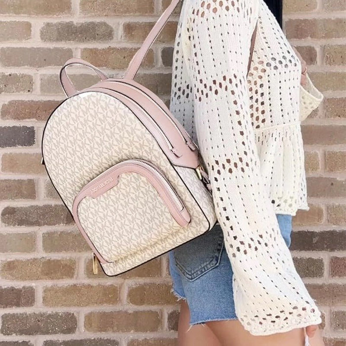 MICHAEL KORS Jaycee Medium Logo Backpack - WHITE - MK20 - Runner