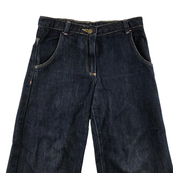 Jigsaw 6-7 years navy blue wide leg jeans