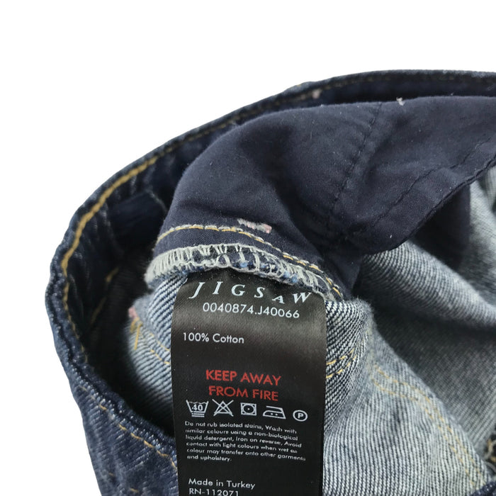 Jigsaw 6-7 years navy blue wide leg jeans