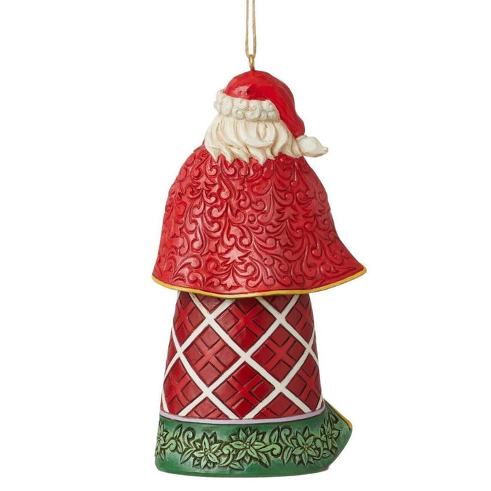 Jim Shore Heartwood Creek - Caroling Santa Christmas Ornament 6012969