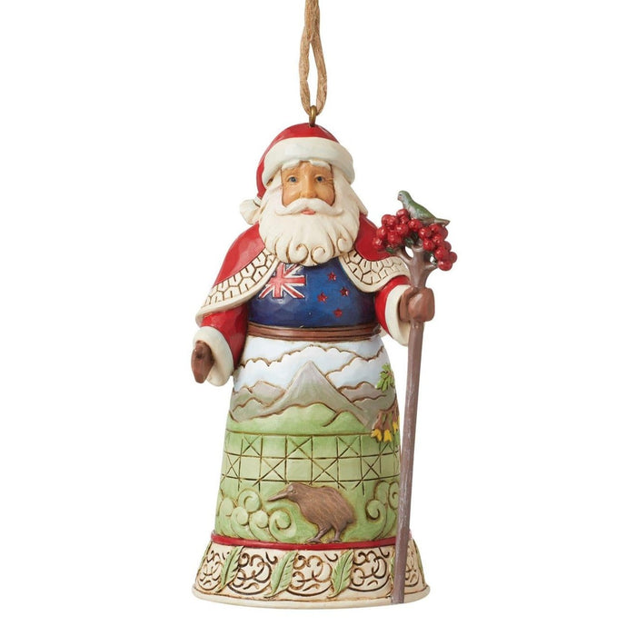 Jim Shore Heartwood Creek - New Zealand Santa Christmas Ornament 6011685