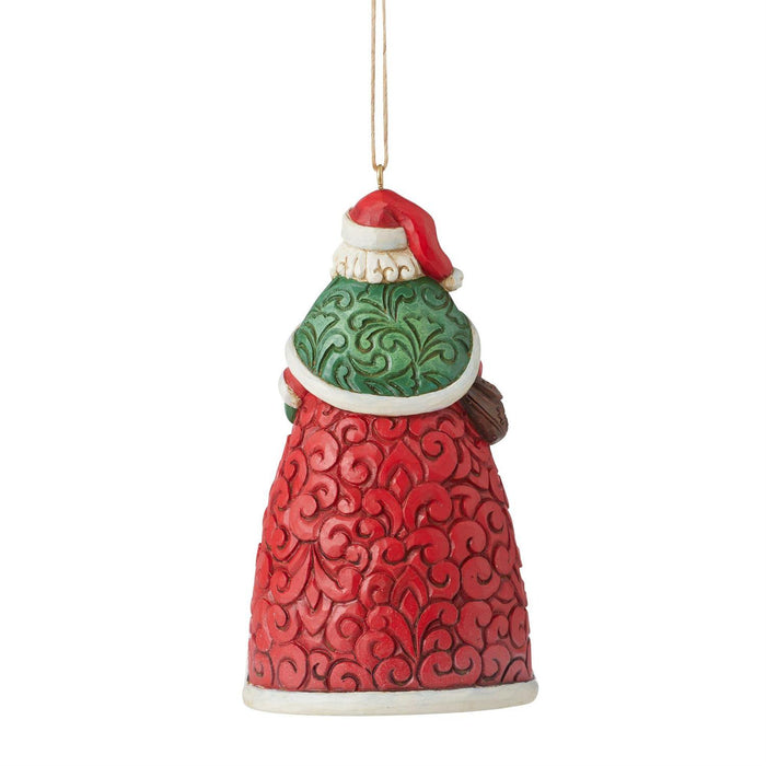 Jim Shore Heartwood Creek - Twelve Days of Christmas Santa Ornament 6011494