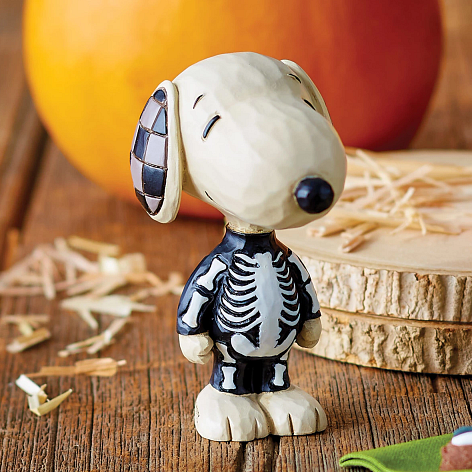 Jim Shore Peanuts - Snoopy Skeleton Figurine 6010320