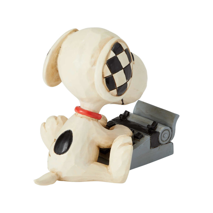 Jim Shore Peanuts - Typing Snoopy Figurine 6001298