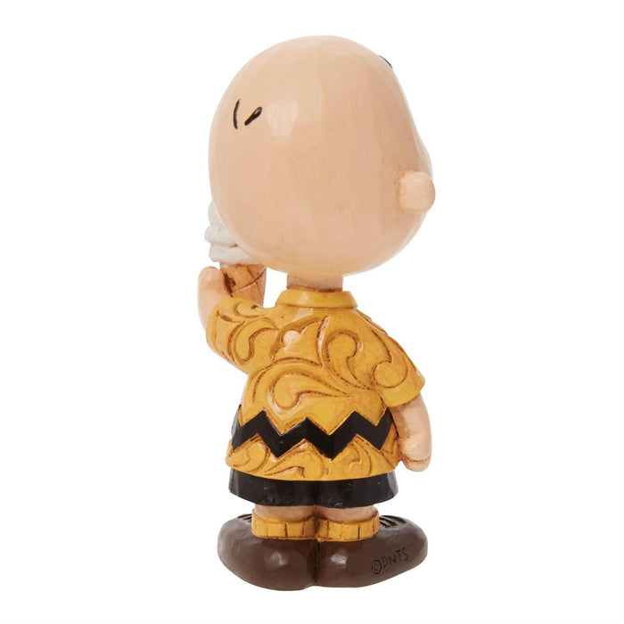 Jim Shore x Peanuts - Charlie Brown with Ice Cream Cone Figurine 6011957