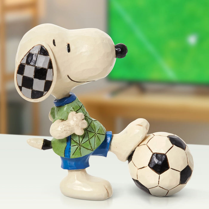 Jim Shore x Peanuts - Snoopy Soccer Player Dog Figurine 6011958