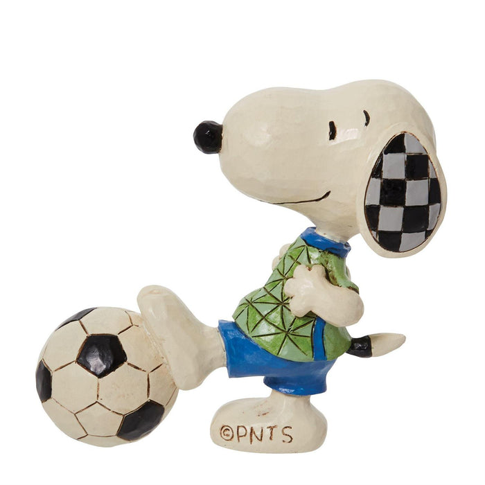 Jim Shore x Peanuts - Snoopy Soccer Player Dog Figurine 6011958