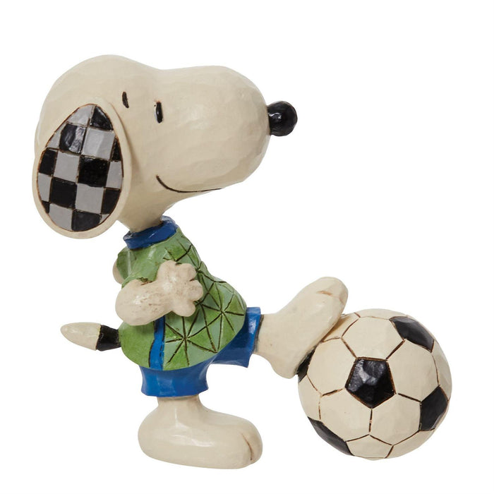 Jim Shore x Peanuts - Snoopy Soccer Player Dog Figurine 6011958