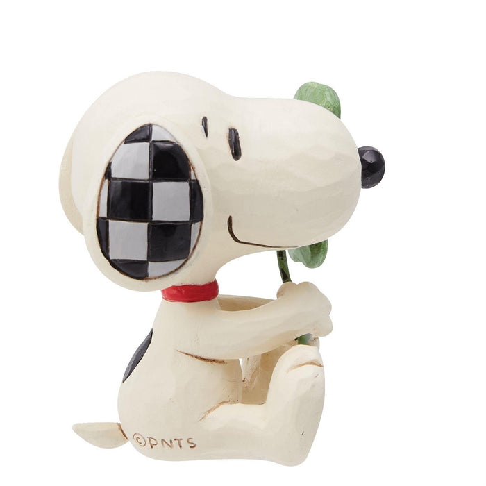 Jim Shore x Peanuts - Snoopy with Clover Leaf Figurine 6014341