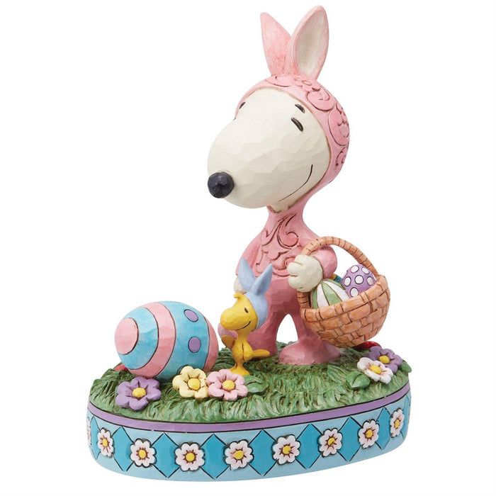 Jim Shore x Peanuts - Snoopy & Woodstock Easter Figurine 6014343