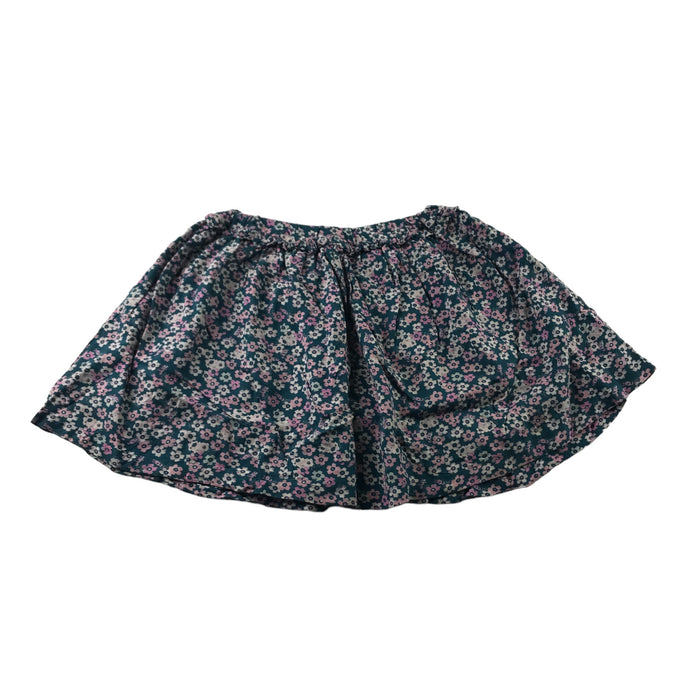 John Lewis 5-6 years teal flower skirt