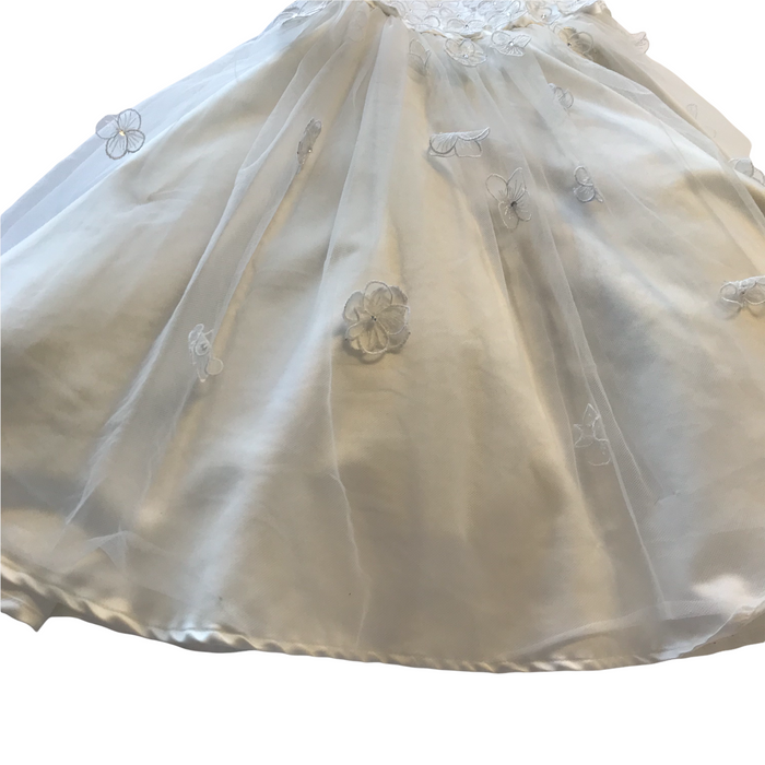 John Rocha 4-5 years white floral formal dress