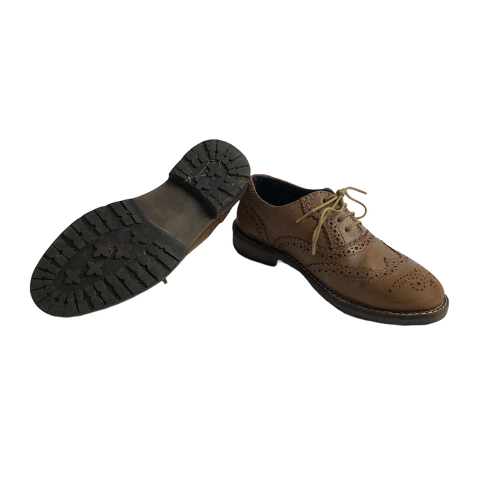 John Rocha Size UK 13  (jr) brown brogue shoes
