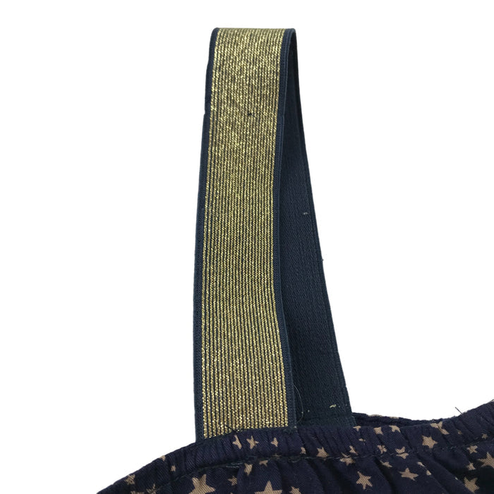 Johnnie B 13-14 years navy blue starry cropped top