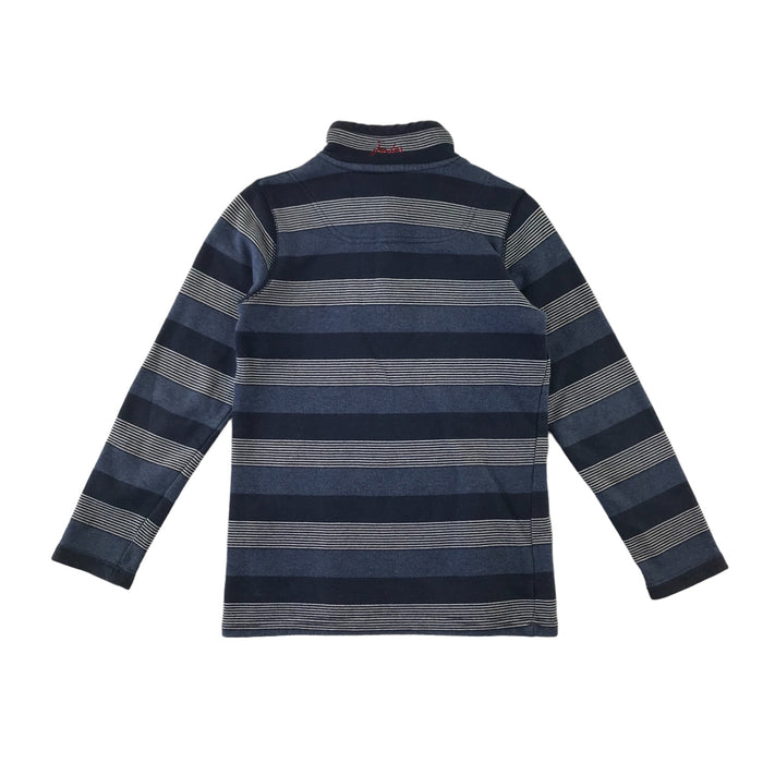 Joules 9-10 years blue and grey striped sweater