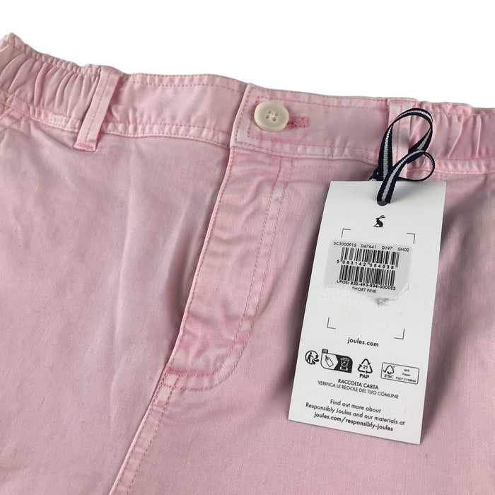 Joules 9-10 years light pink stretch denim style shorts