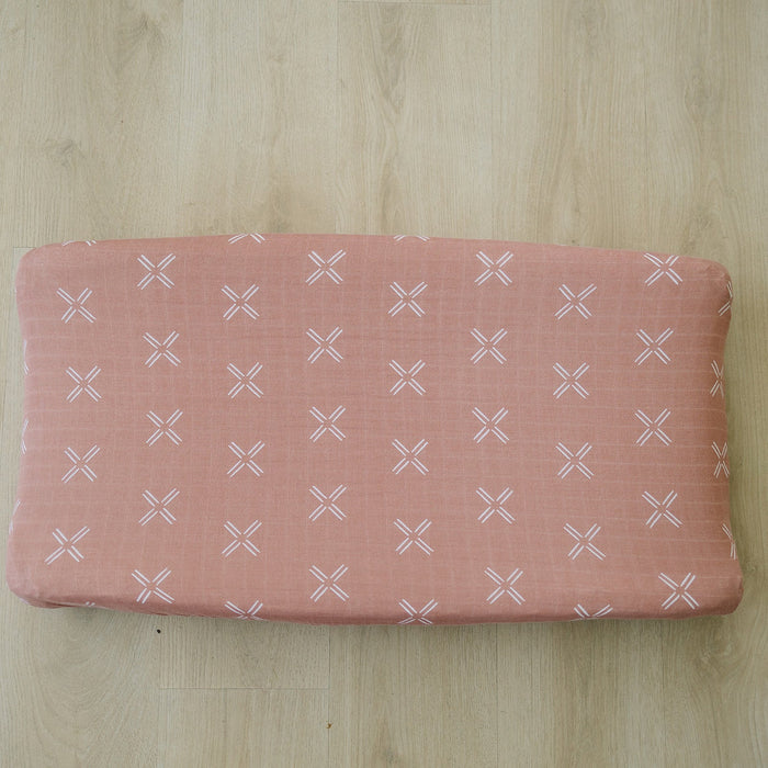 Just Peachy Changing Pad Cover