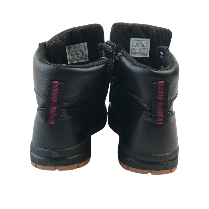 Kappa Black High Tops Boots Shoe Size 13 (jr)