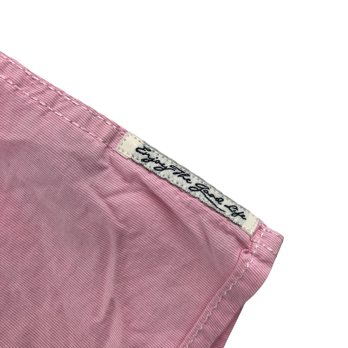 Kappahl 6-7 years pink with white striped buttoned cotton shirt