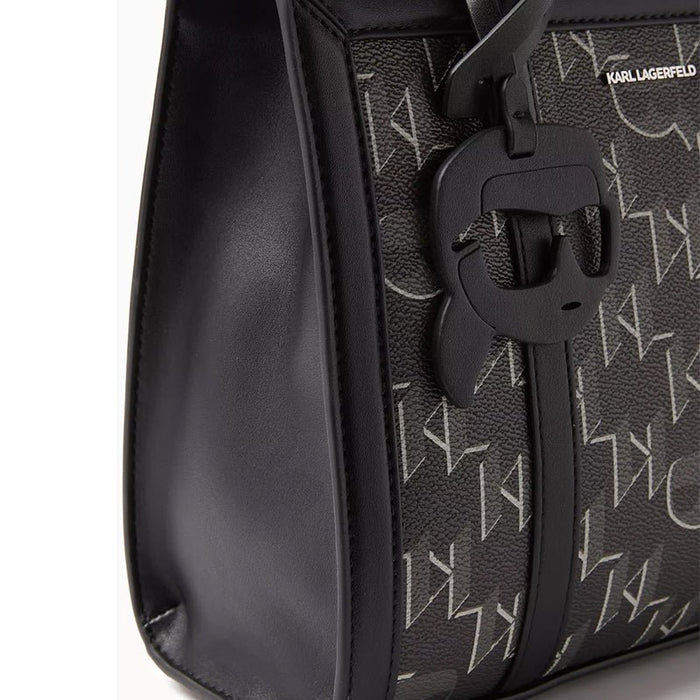 KARL LEGERFELD K/Ikonik 2.0 Monogram Tote Bag in Coated - canvas KB35 - Runner