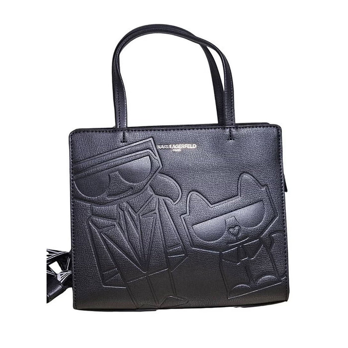 Karl Lagerfeld Maybelle Leather Satchel KB36 - Runner