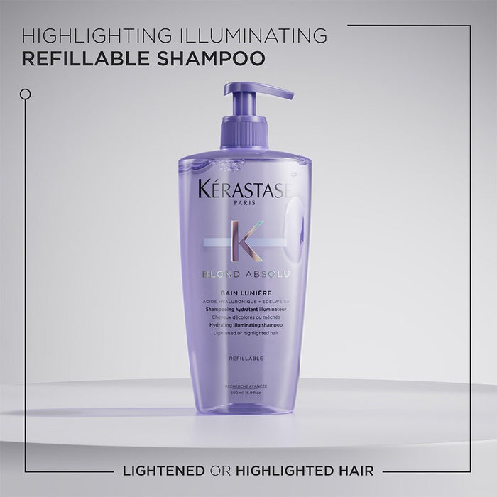 Kerastase Blond Absolu Bain Lumiere Shampoo For Blonde Hair 500ml - Beauty Tribe