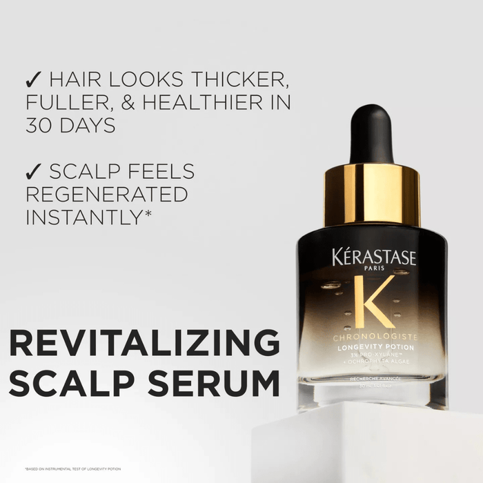 Kérastase Chronologiste Serum Longevity Potion For Hair Weakened By Signs Of Aging 30 ml - Beauty Tribe