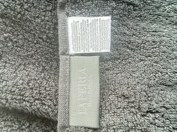 La Perla Black Towel Gold Lace Trim Towel