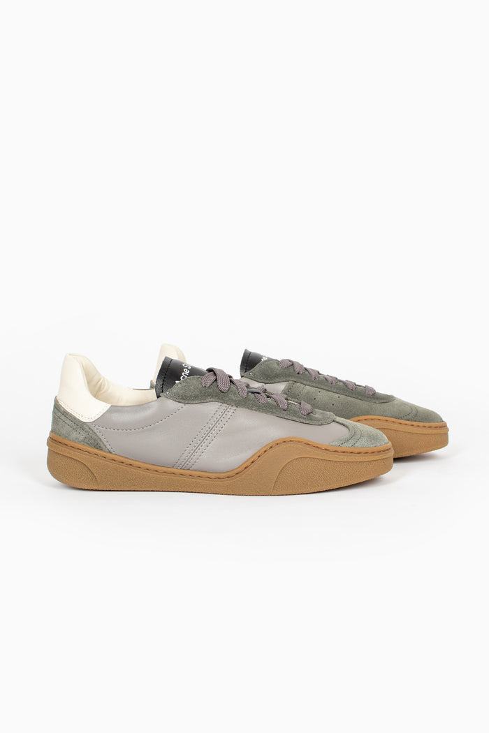 Lace Up Sneakers Multi Grey