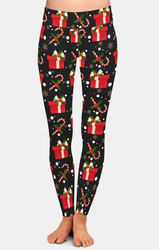 Ladies 2020 New 3D Christmas Presents Printed Leggings