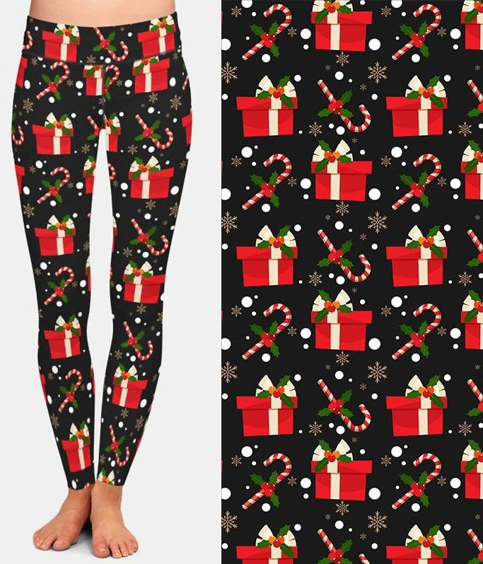Ladies 2020 New 3D Christmas Presents Printed Leggings