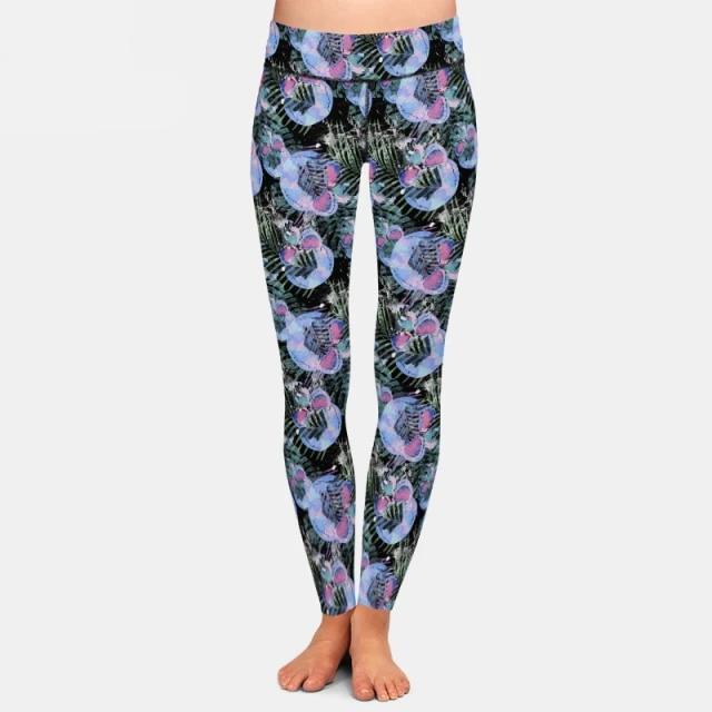 Ladies Assorted 3D Skull Patterned Leggings