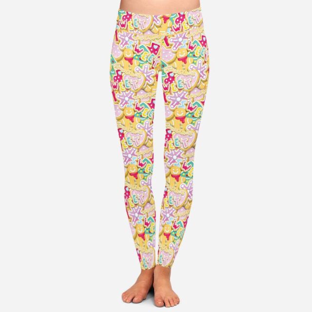 Ladies Assorted Christmas Printed Leggings - OVER 25 DESIGNS