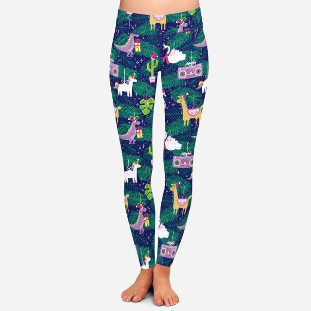 Ladies Assorted Christmas Printed Leggings - OVER 25 DESIGNS