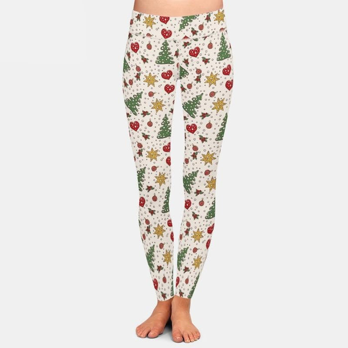 Ladies Assorted Christmas Printed Leggings - OVER 25 DESIGNS