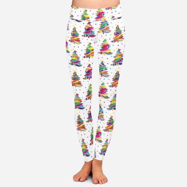Ladies Assorted Christmas Printed Leggings - OVER 25 DESIGNS