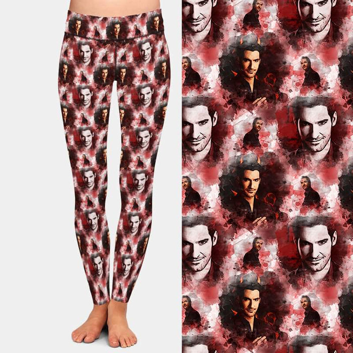 Ladies Fashion 3D Halloween, Scary Clowns & Balloons Printed Leggings