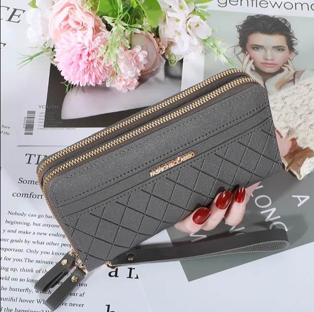 Ladies Long PU Leather Wallets