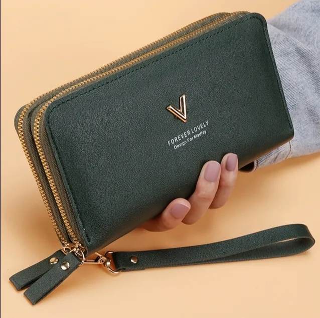 Ladies Long PU Leather Wallets