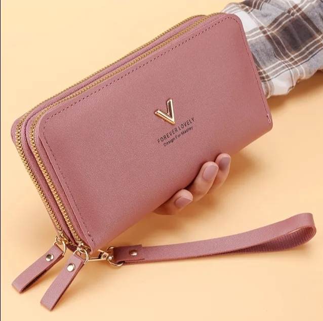 Ladies Long PU Leather Wallets