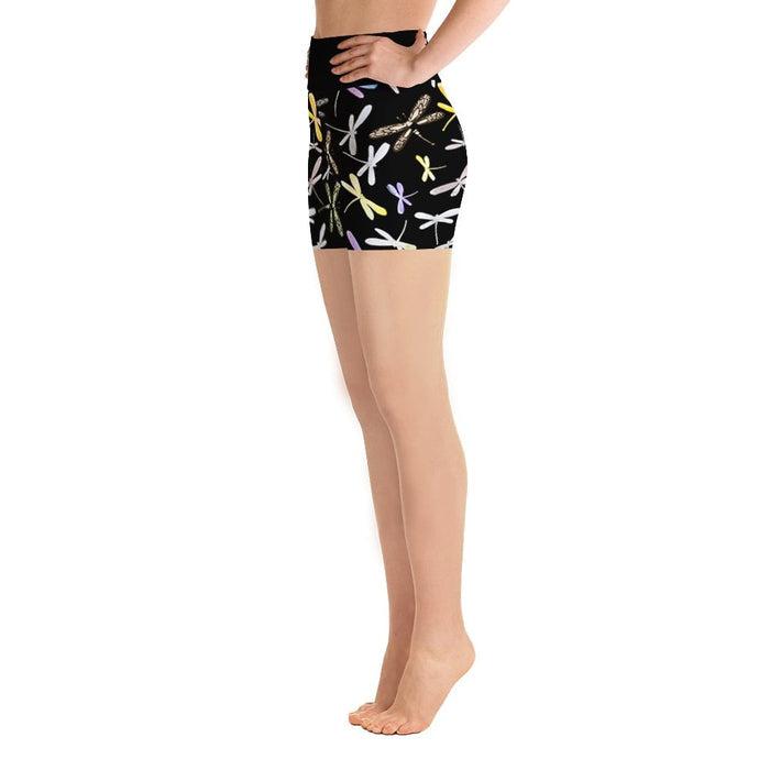 Ladies Lovely 3D Colourful Dragonfly Printed Shorts