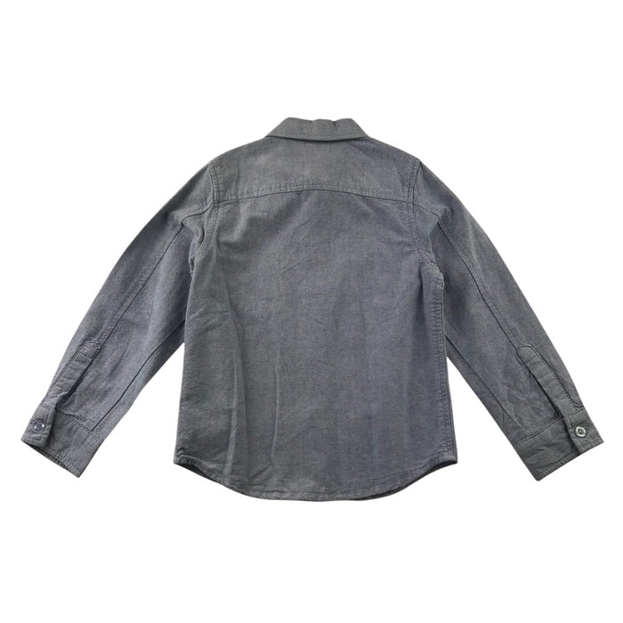 Ladybird 5-6 years blue plain cotton shirt